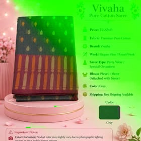Elite vivaha cotton saree (257)